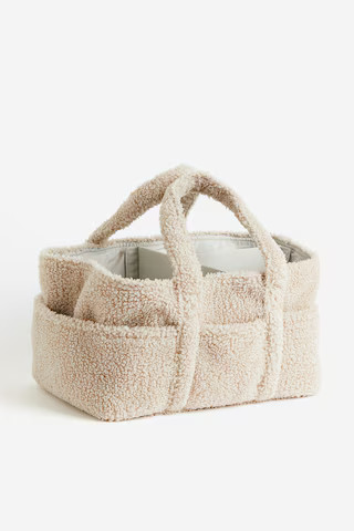 H & M - Teddy Fleece Changing Bag - Beige | H&M (US + CA)