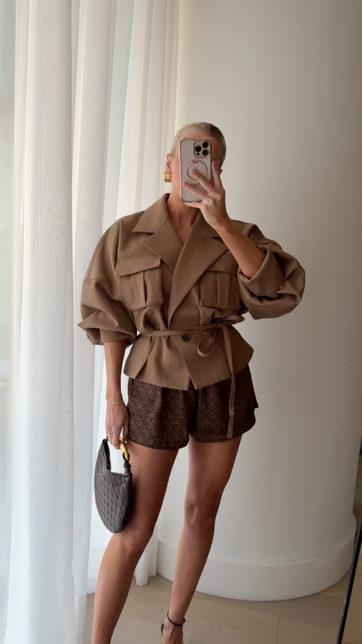 Jacket back in stock!! Small in jacket & shorts (linked similar), 1/2 size up in shoes! #kathleenpost

Date night outfit, vacation outfit, summer outfit, spring transition look, girls night out

#LTKootd #LTKSeasonal