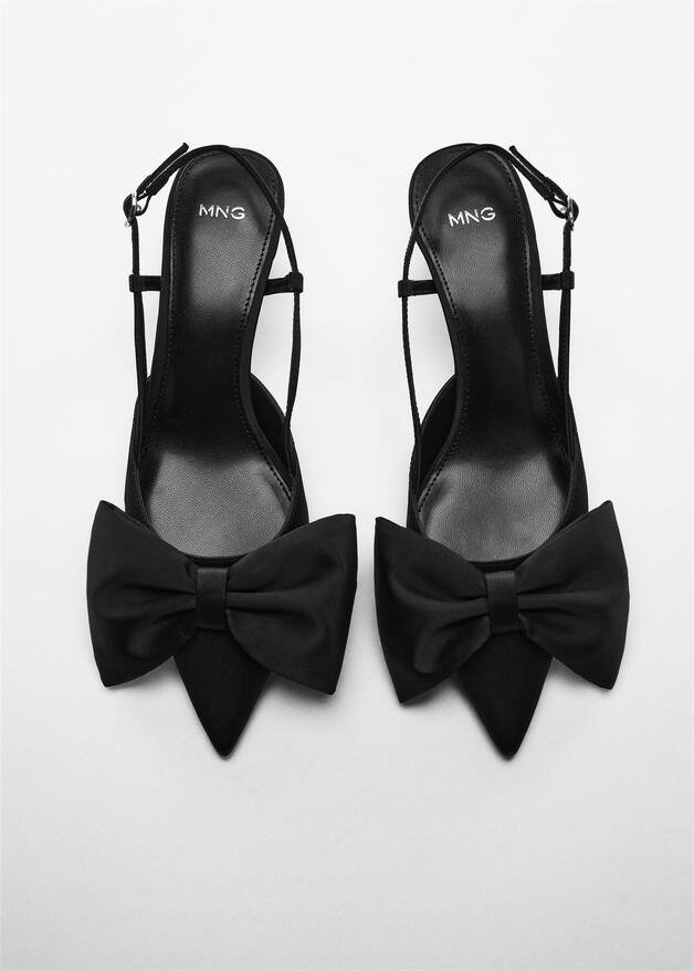 Bow-heeled shoes -  Women | Mango United Kingdom | MANGO (UK)