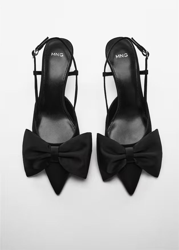Bow-heeled shoes -  Women | Mango United Kingdom | MANGO (UK)