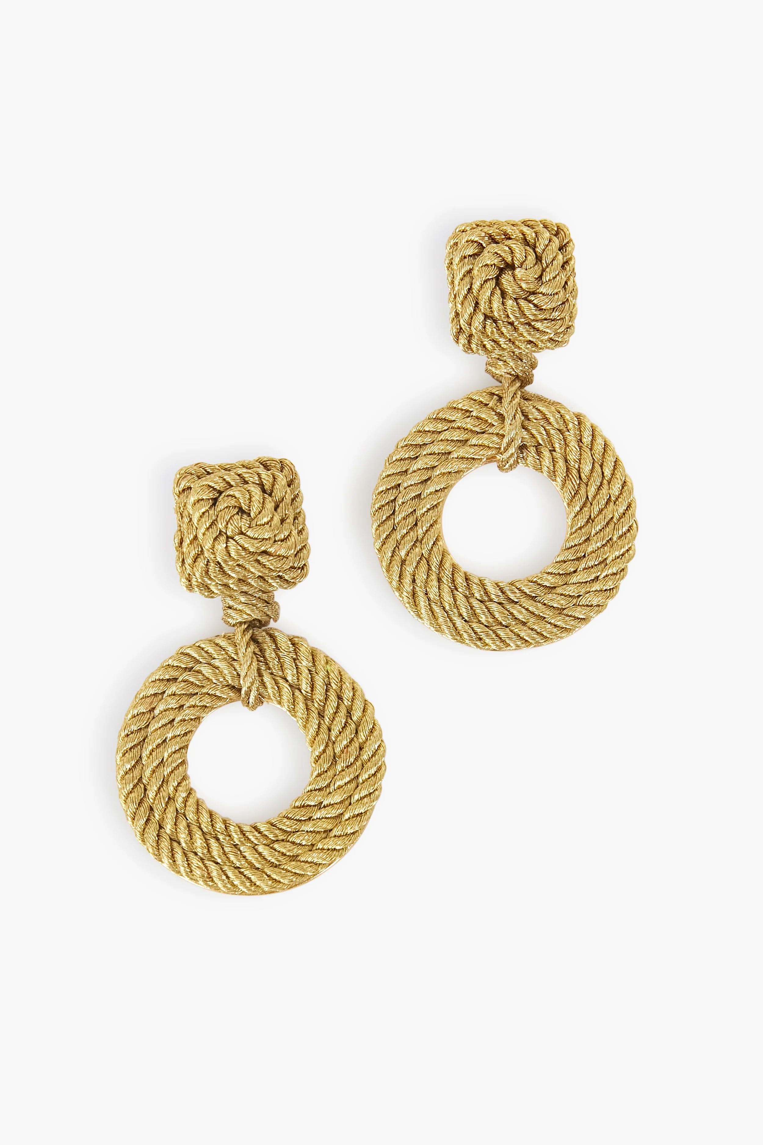 Gold Rope Gretchen Earrings | Tuckernuck Jewelry | Tuckernuck (US)