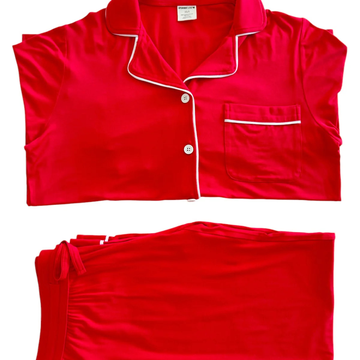 Women's Lounge Set, Red | SpearmintLOVE