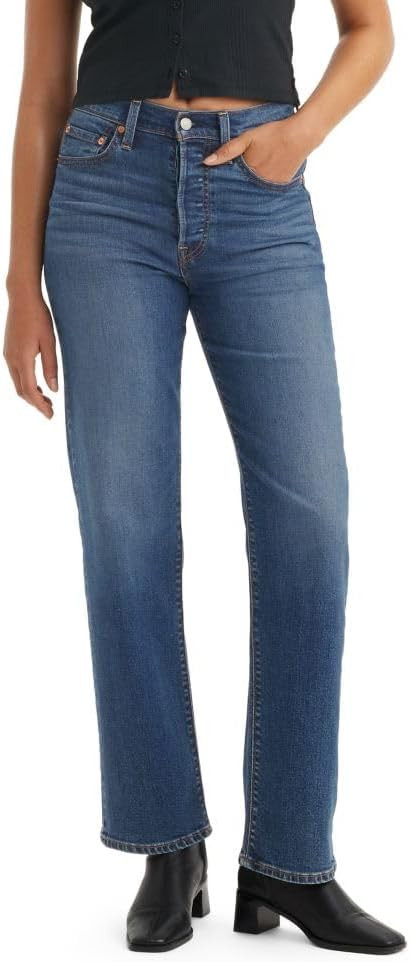 Levi's Women's Ribcage Straight Full Length Jeans | Amazon (US)