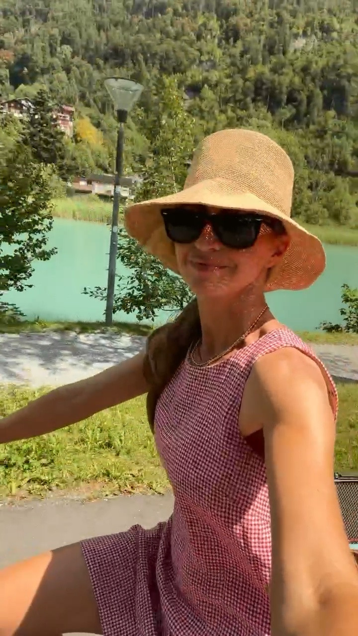 Wore this Quince linen dress as the perfect coverup for this swim day.

Red gingham dress: TTS, wearing S Tiny black flip flops: TTS White one piece suit: it’s perfect, TTS, I get long torso size S Woven Picky Girl large leather cognac crossbody Woven tomato keychain Stray bucket hat.

#LTKdayinmylife #LTKootd #LTKTravel