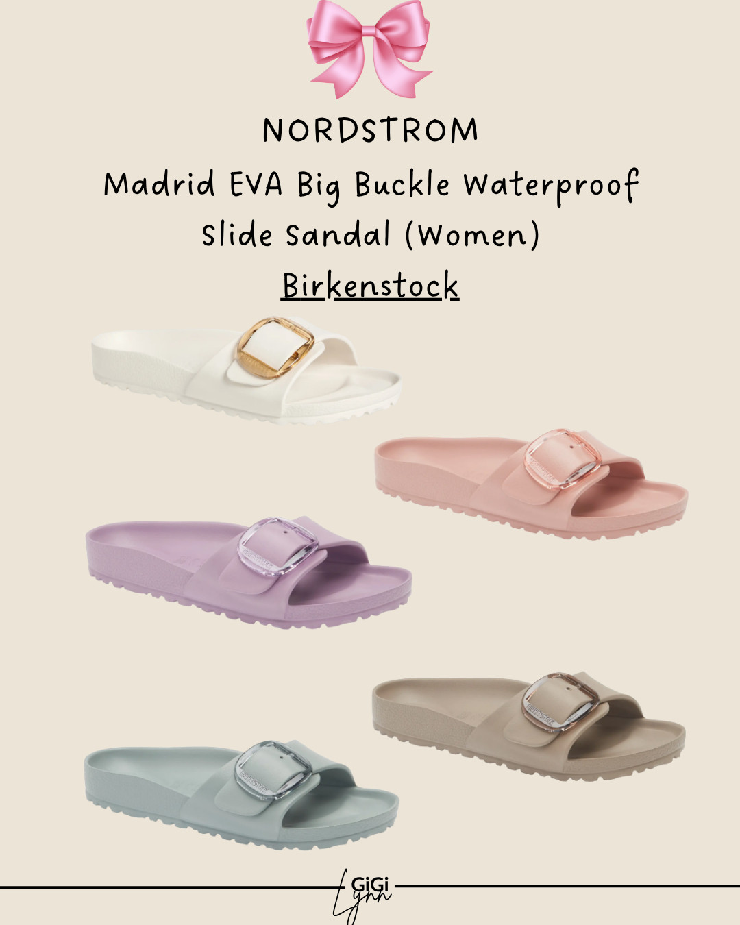 The Birkenstock Madrid EVA Big Buckle Waterproof Slide Sandal is the perfect mix of comfort, functionality, and effortless summer style. This lightweight EVA sandal features the iconic Birkenstock footbed with a statement big buckle detail, giving it a modern, elevated look.

Made from waterproof EVA material, these slides are perfect for pool days, beach trips, vacations, and everyday summer wear. They’re incredibly lightweight, flexible, and easy to clean, making them a go-to sandal for busy days on the go.

The single strap design with the oversized buckle keeps the look minimal but trendy, and they pair perfectly with lounge sets, casual outfits, dresses, or athleisure wear.

✨ Why these sandals are a must-have:
• Lightweight waterproof EVA material
• Iconic Birkenstock comfort footbed
• Trendy big buckle detail
• Easy slip-on slide style
• Perfect for beach, pool, and everyday wear

If you love comfortable sandals, casual summer style, and versatile footwear, these Birkenstocks are a staple you’ll wear on repeat.

#ltkstyle #ltkshoes #birkenstock #slidesandals #summerstyle #casualstyle #comfortableshoes #vacationoutfit #athleisurestyle #nordstromstyle #midweststyle #over40style #ltkfinds

 

 #LTKootd #LTKSwim #LTKTravel