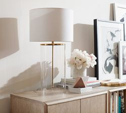 Aria Glass Table Lamp (31") | Pottery Barn (US)