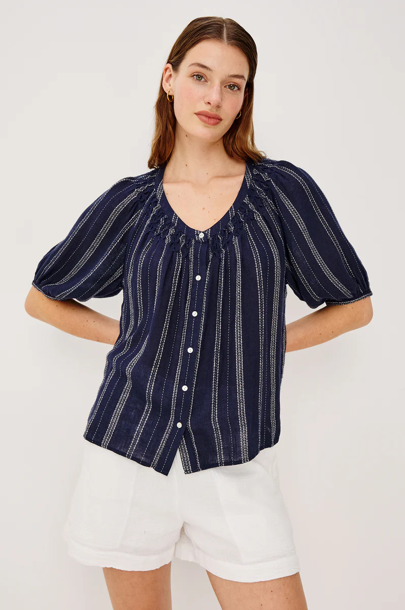 RIX SHIRT - MARINA STRIPE | Rails