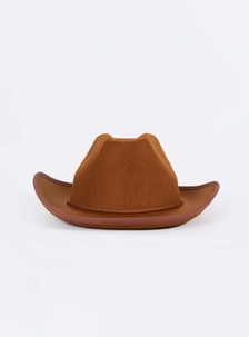 Ella-rae Cowboy Hat Brown | Princess Polly US