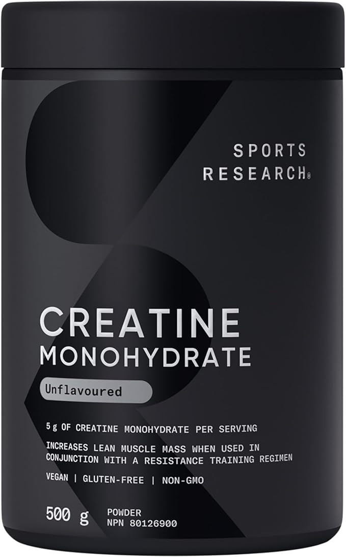 Sports Research® Creatine Monohydrate - Pure Micronized Creatine Monohydrate Powder - Improves s... | Amazon (CA)