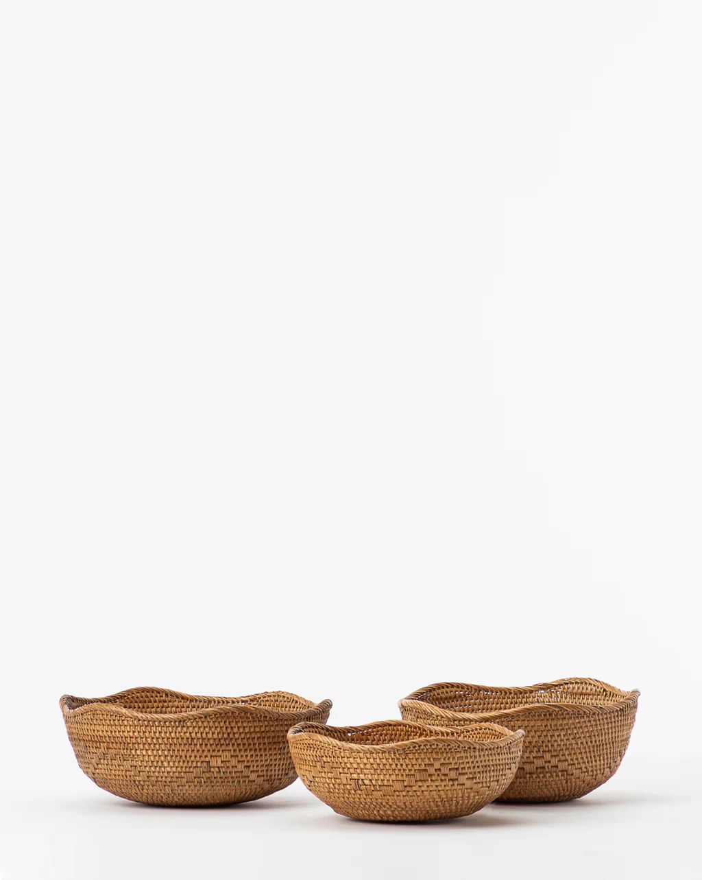 Rattan Bowls (Set of 3) | McGee & Co.
