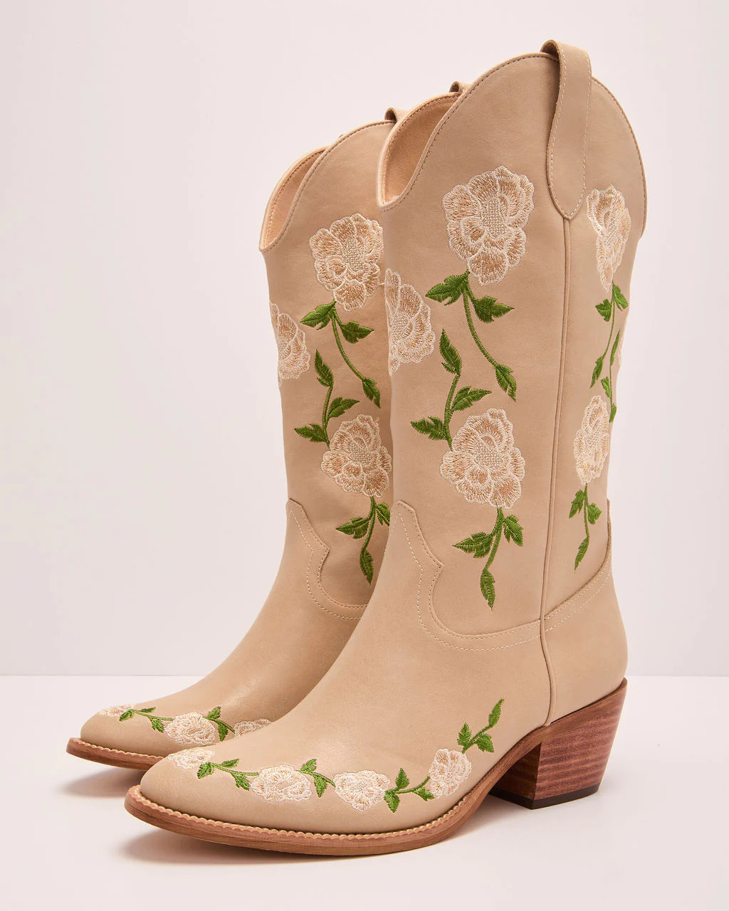 Whiskey Wildflower Floral Embroidered Western Boots | VICI