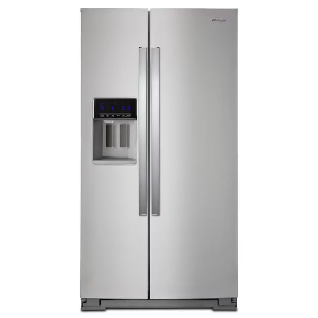 Whirlpool 28.4-cu ft Side-By-Side Refrigerator with Exterior Ice and Water Dispenser and In-Door-... | Lowe's