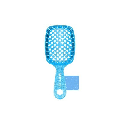 UNbrush Mini Glitter Detangling Hair Brush - Sapphire Blue | Target