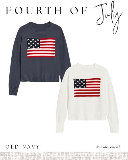 4th of July Sweater, American Flag Sweater, American Outfit Inspo, 4th of July Outfit 

#LTKFindsUnder50 #LTKStyleTip #LTKSeasonal