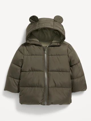 Unisex Water-Resistant Frost Free Critter Puffer Jacket for Baby | Old Navy (US)