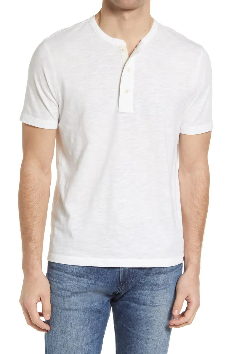 Short Sleeve Heathered Henley | Nordstrom