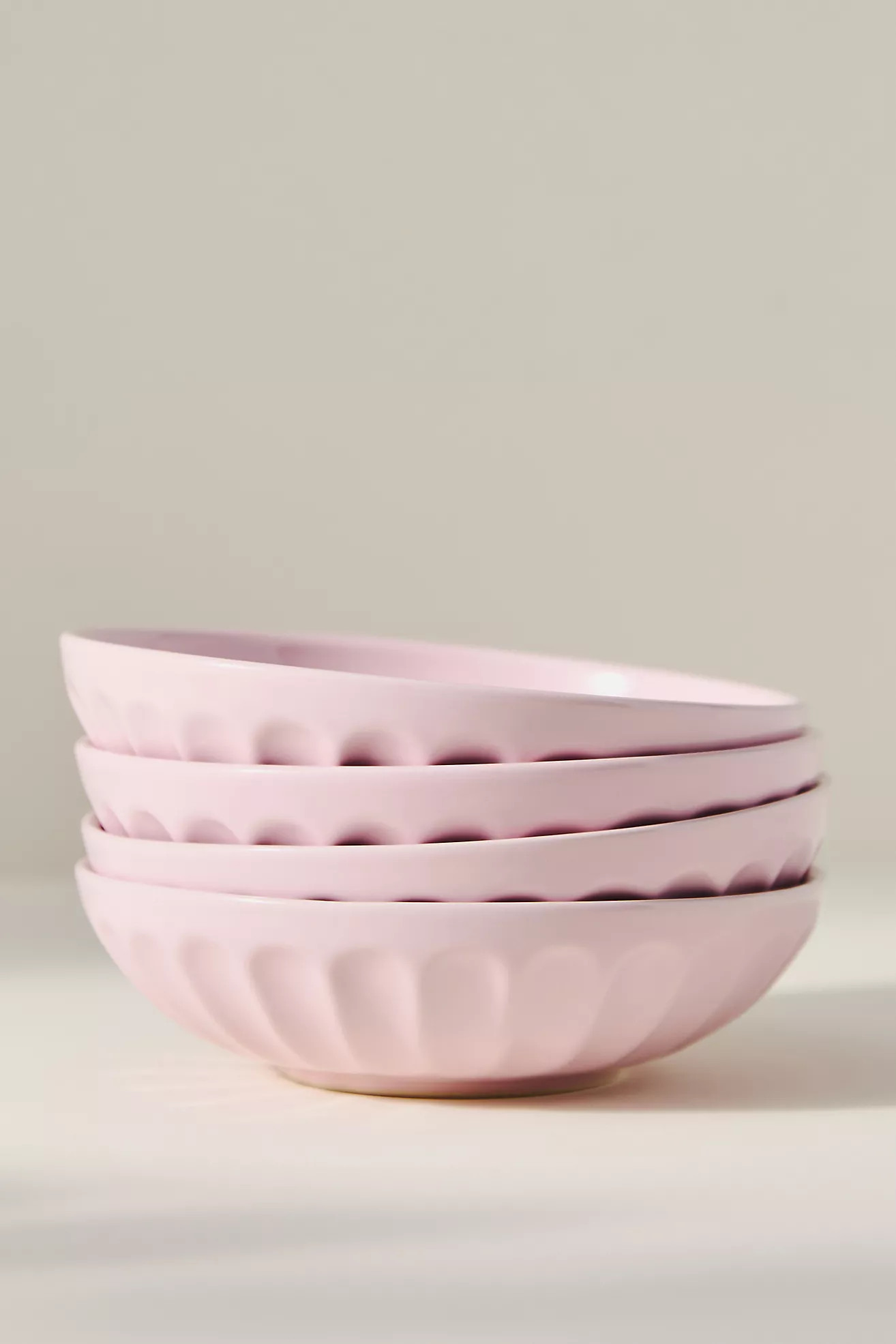 The Latte Stoneware Pasta Bowls, Set of 4: Amelie Edition | Anthropologie (US)