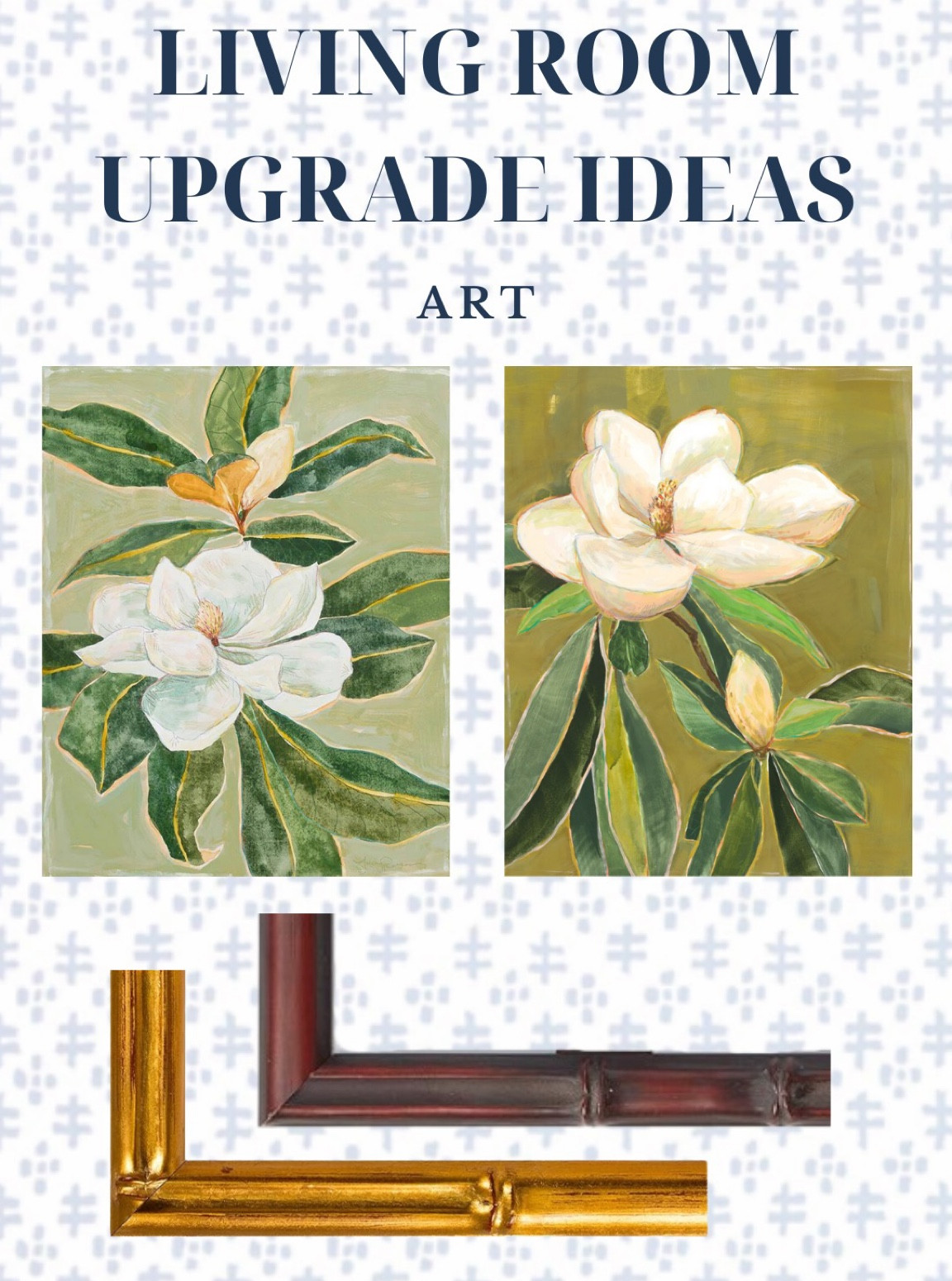 A living room update I’d love to make is a large piece of art for the wall by our bookshelf. These prints are by Lucy Reiser art and the frames can be ordered from Amazon! 

#LTKfindsunder100 #LTKhome #LTKfindsunder50