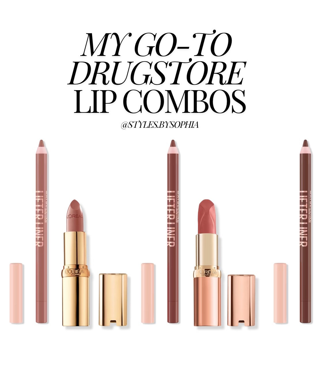 these are the perfect pinkish nude lip on a budget! 

#LTKBeauty