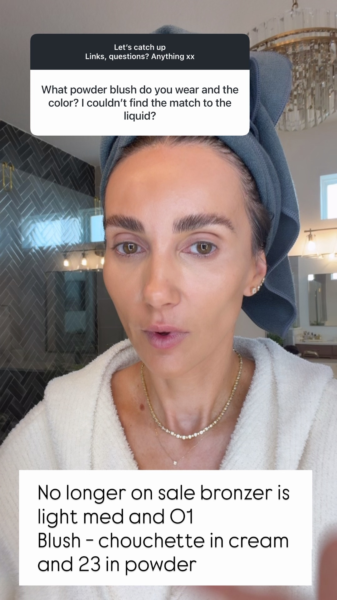 Bronzer and blush. Bronzer: light medium, and 01 ; blush chouchette and 23

#LTKOver40 #LTKSaleAlert #LTKBeauty