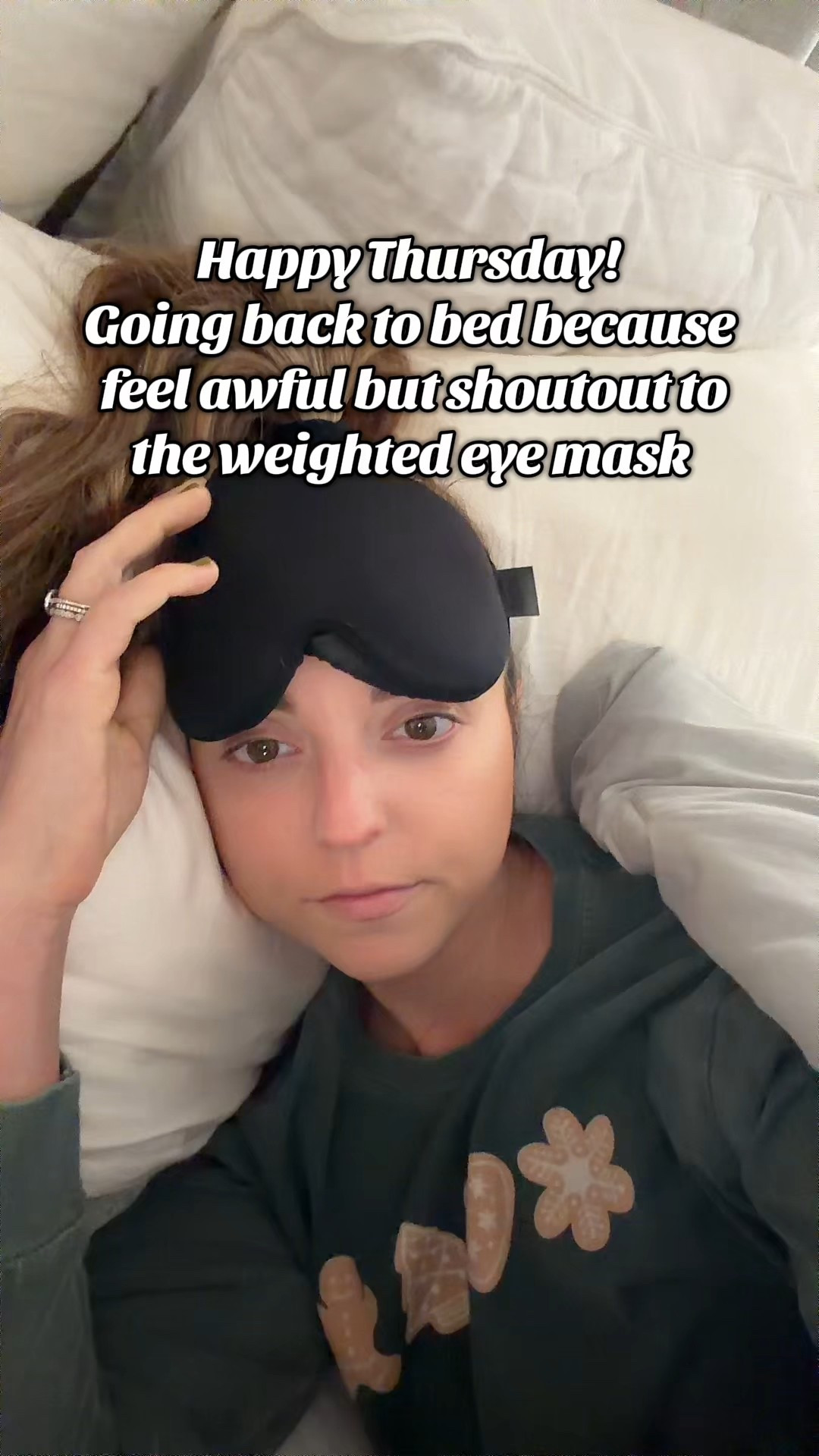 This weighted eye mask is my new favorite way to unwind and actually relax 😴✨
It blocks out all the light, has the perfect gentle pressure, and instantly helps me calm down whether I’m taking a midday reset or winding down at night.
If you need better sleep, deeper rest, or just a moment of peace… this thing is heaven. Linking the exact one I use!

#LTKHome #LTKWellness #SleepEssentials #WeightedEyeMask #RelaxationTools #SelfCareItems #MomLife #NightRoutine #RestAndRecharge #LTKFinds

#LTKdayinmylife #LTKootd #LTKGiftGuide