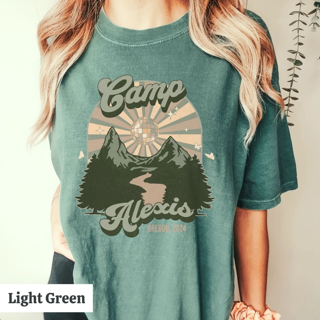 Camp Bachelorette Party Shirts Mountain Bach Last Trail Before the Veil Camping Girls Trip Glampi... | Etsy (US)