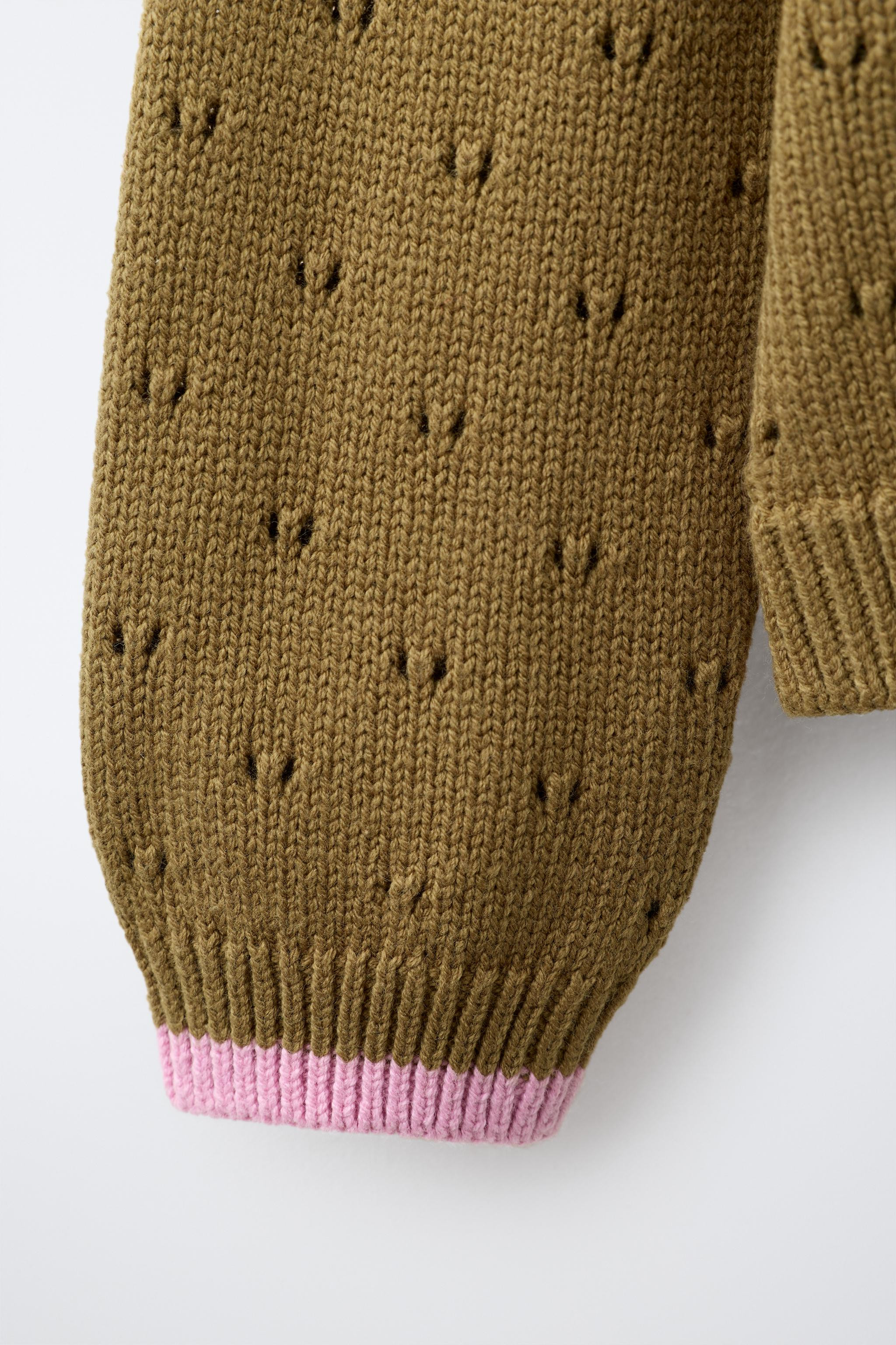 CONTRAST KNIT POLO | Zara US