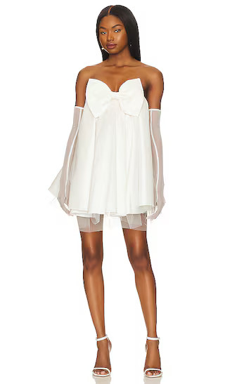Clara Mini Dress in White | Revolve Clothing (Global)