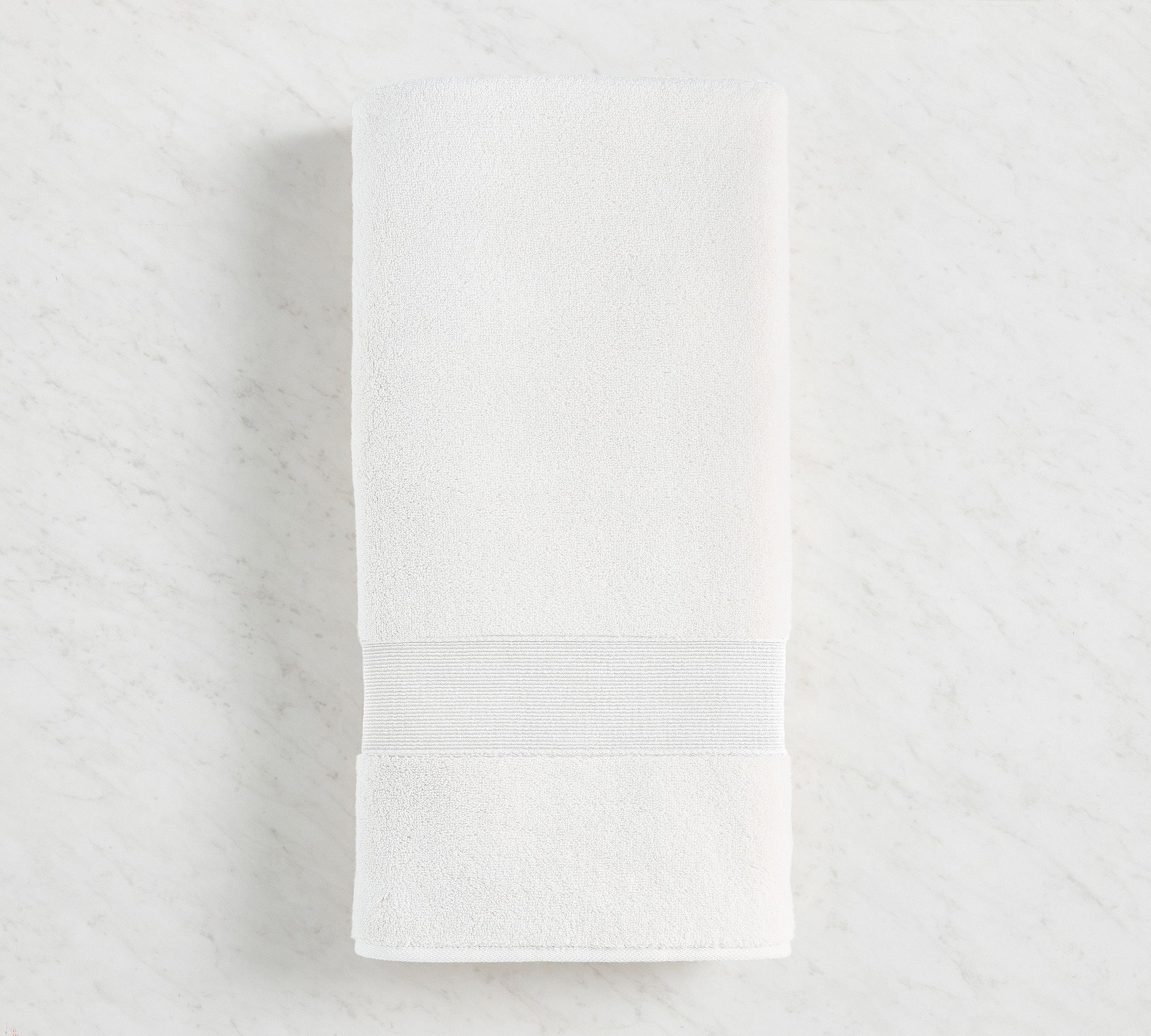 PB Classic Organic Towel -White, White | Pottery Barn (US)