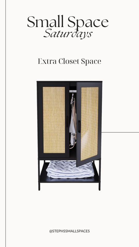 Small Space Saturdays: Extra Closet Space

The perfect affordable solution for a small home with no closet space, or very little. 

Home, home decor, small space, space saving, free standing wardrobe, amazon find, amazon home, black decor, black furniture, black, rattan, wardrobe

#LTKfamily #LTKU #LTKhome