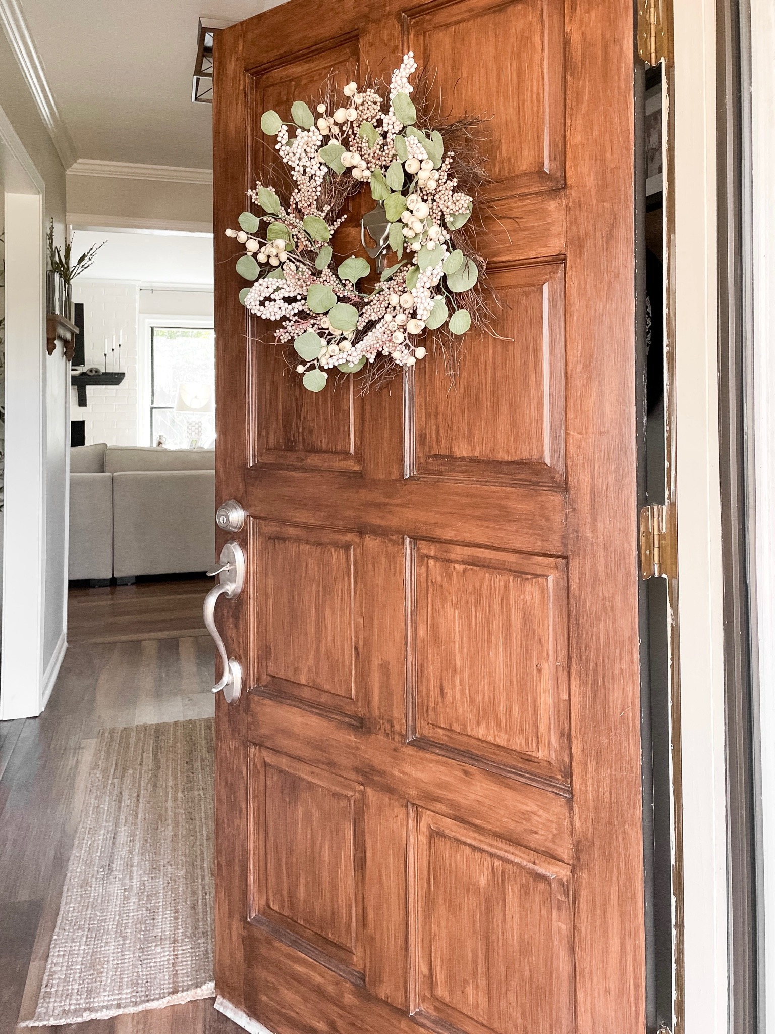 Front door styling
Create a DIY wood look front door using paint and gel stain 



#LTKstyletip #LTKSeasonal #LTKhome