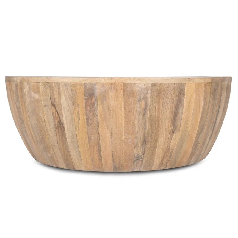 Vivienne Solid Wood Drum Coffee Table | Wayfair North America