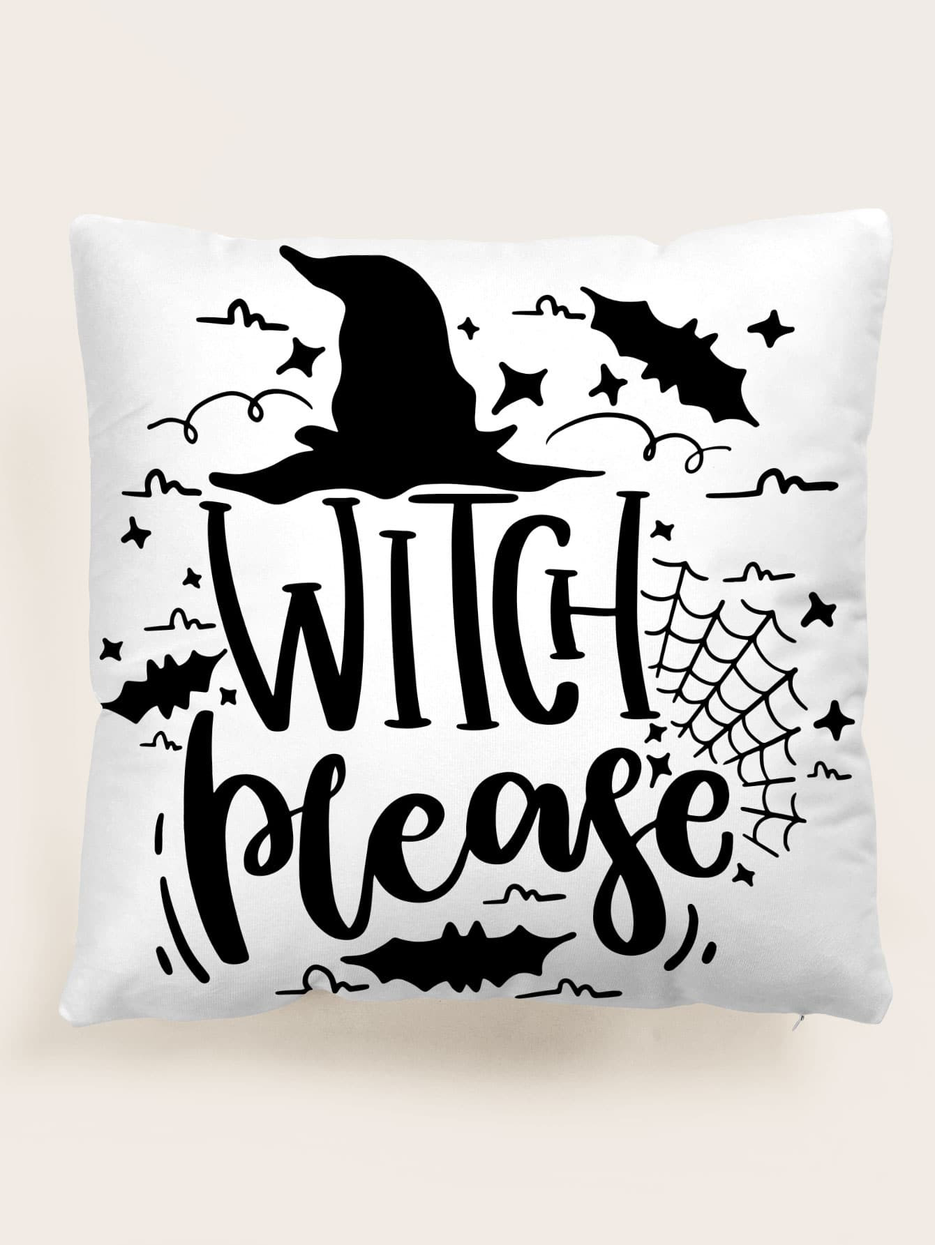 Halloween Pattern Cushion Cover Without Filler | SHEIN