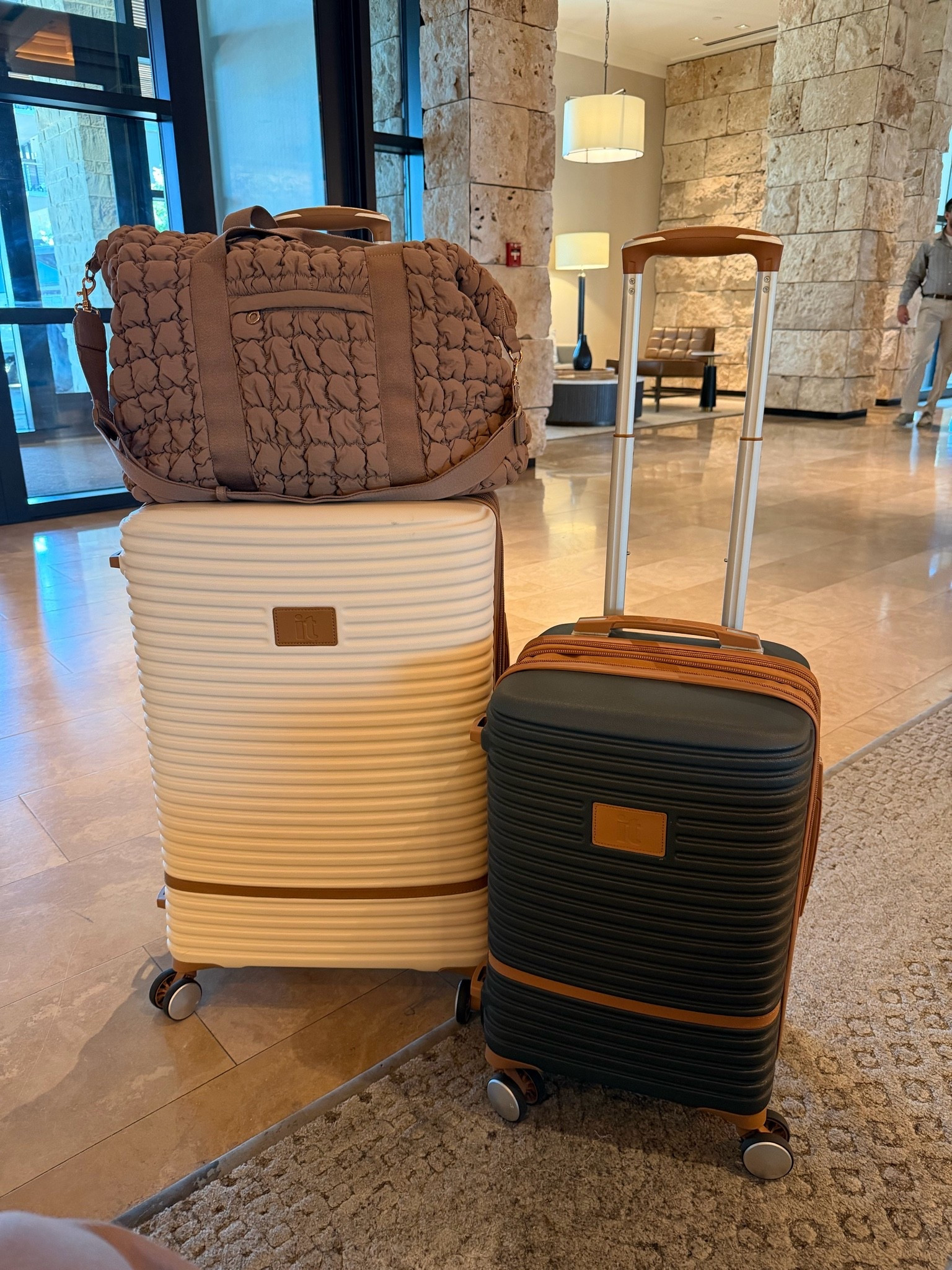 Love my affordable luggage! Excellent quality and price. My weekender duffel bag carry on tote is from Target, so good looking, holds a lot, lightweight and pack able. #suitcase travel Walmart

#LTKTravel