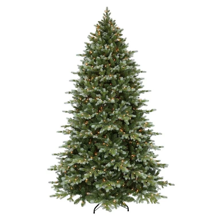 Pre-Lit 7.5' Colorado Blue Spruce Artificial Christmas Tree, Blue/Green - Walmart.com | Walmart (US)