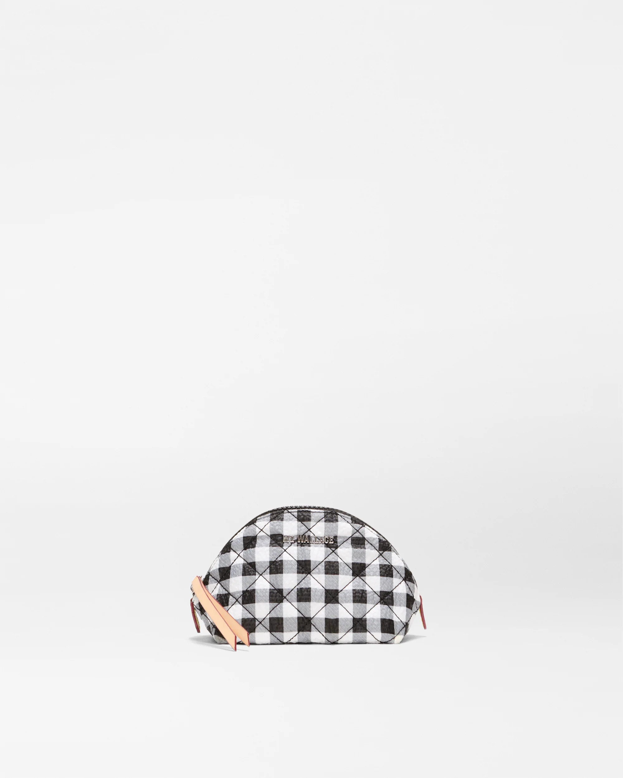MZ Wallace Black/White Gingham Momo Pouch \u2013 Accessories | MZ Wallace | MZ Wallace