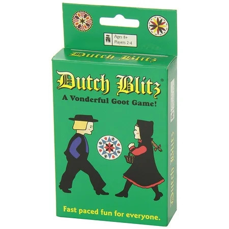 Dutch Blitz - Fast Paced Card Game for 2-4 Players Ages 8+, 160 Cards, Easy to Learn | Walmart (US)