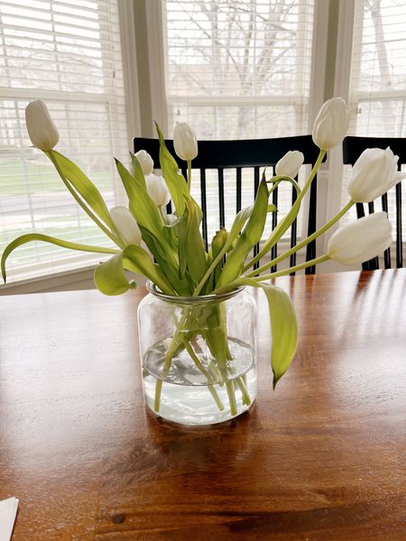 These tulips look so pretty in this apothecary jar! Starting to swap a few more things for Spring and I love pulling in florals! 

#LTKxTarget #LTKhome #LTKSeasonal