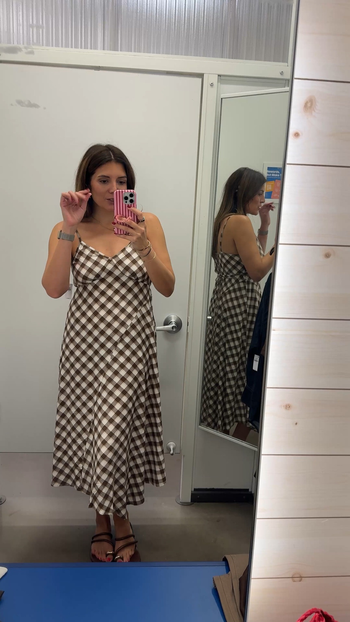 Old navy plaid dress in a size small. I’m 5’7”

#LTKOver40 #LTKTall