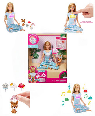 Barbie Relaxing Meditation Doll - Macy's | Macy's