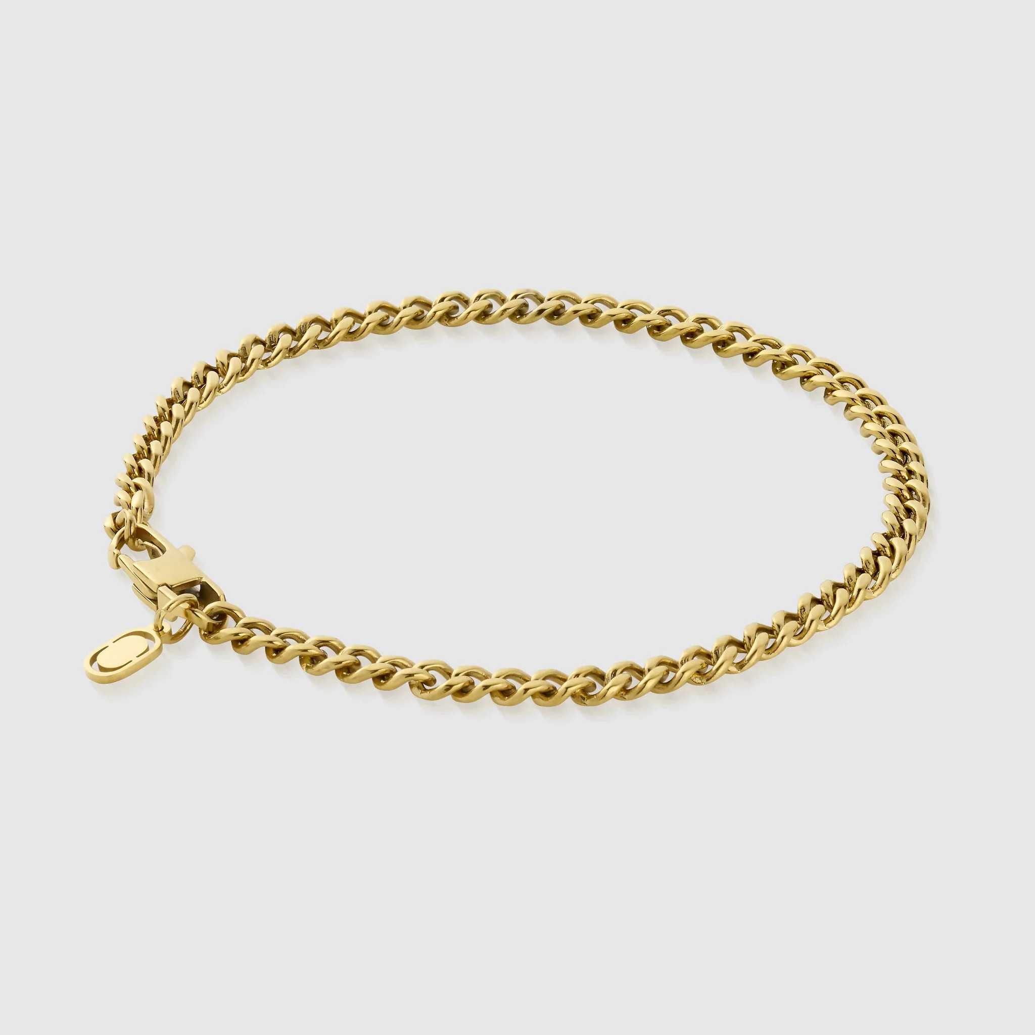 Cuban Bracelet (Gold) 4mm | Craftd London (US)