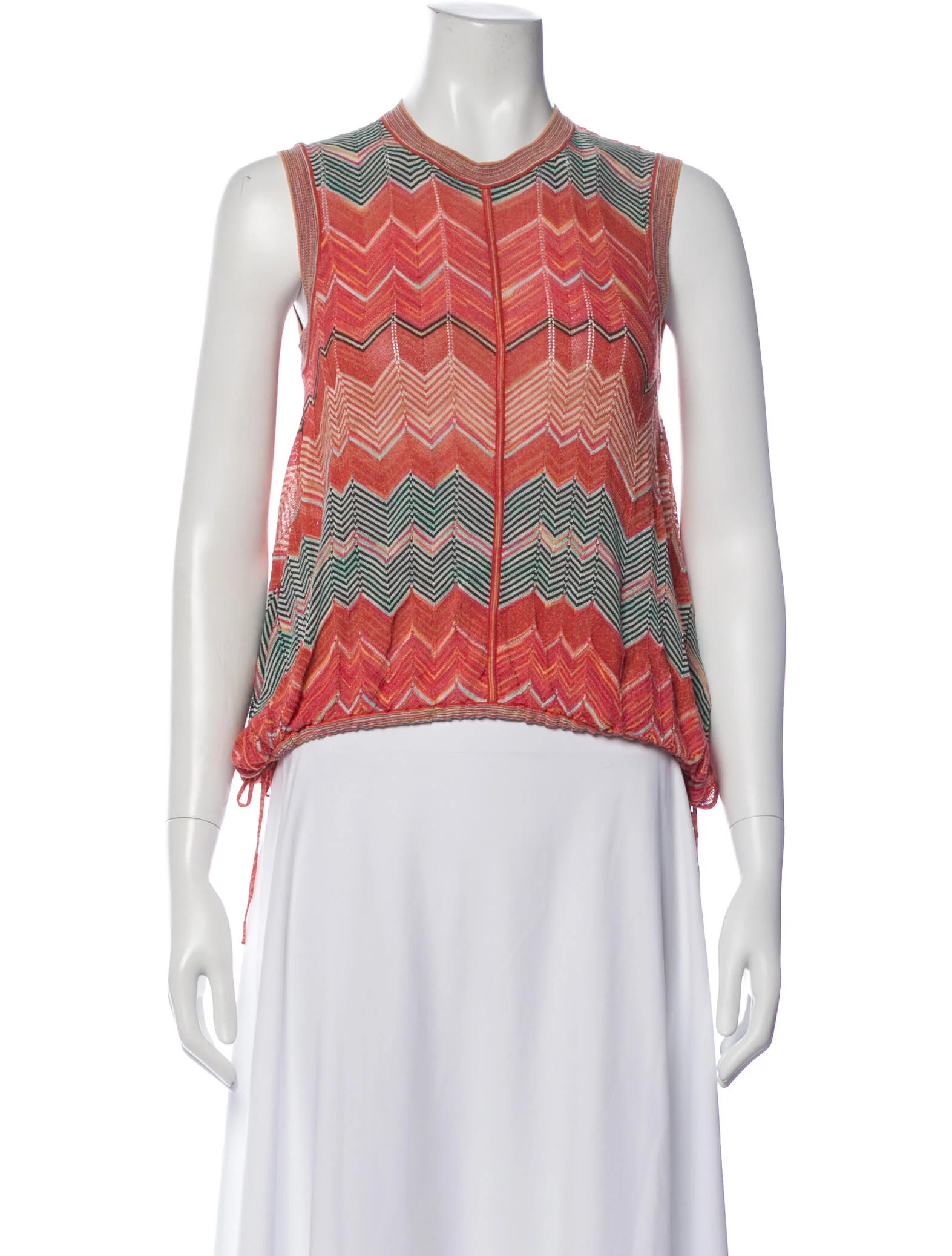 Ulla Johnson Patterned Crew Neck Top - Tops, Clothing - WUL259675 | The RealReal | The RealReal