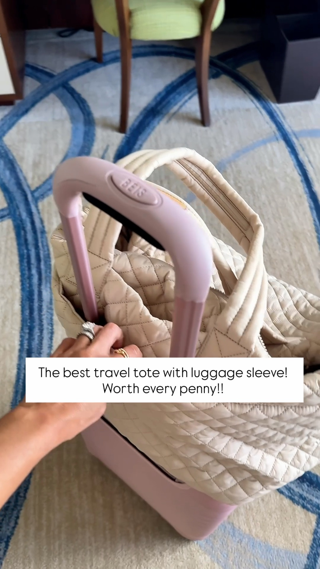 My travel essentials! My travel must-haves. Travel favorites. I love this quilted tote bag for travel! Has a million pockets and can fit a ton. Love my Beis luggage set too with matching covers. Gift ideas for her.

#LTKmomlife #LTKTravel #LTKdayinmylife