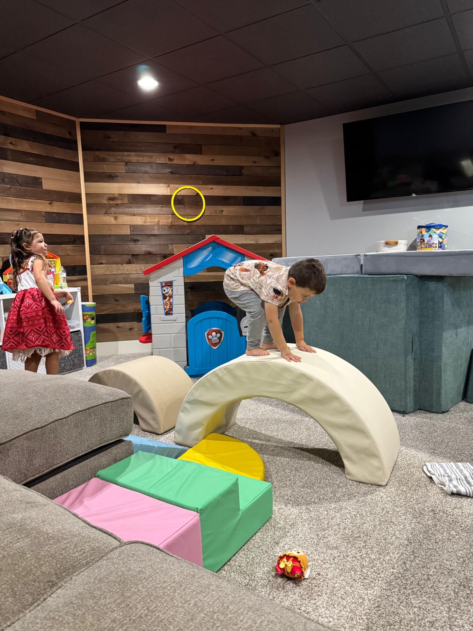 Loving their new @gathre arc playset! A perfect addition for the floor is lava! This has entertained them for ours and the quality is soo nice! A great Christmas gift idea. 

Playroom. Climbing blocks. Playroom arch set. 

#LTKFamily #LTKHome