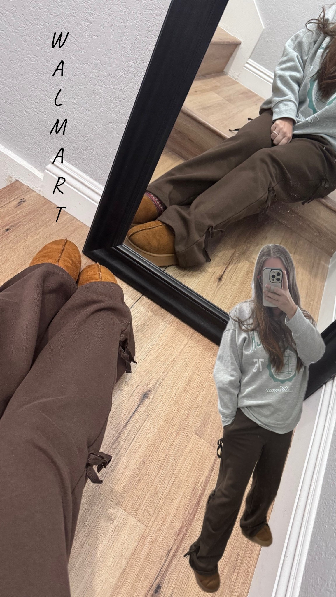 My current fav $15 No Boundaries ribbon fleece pants 

#LTKOver40 #LTKmomlife