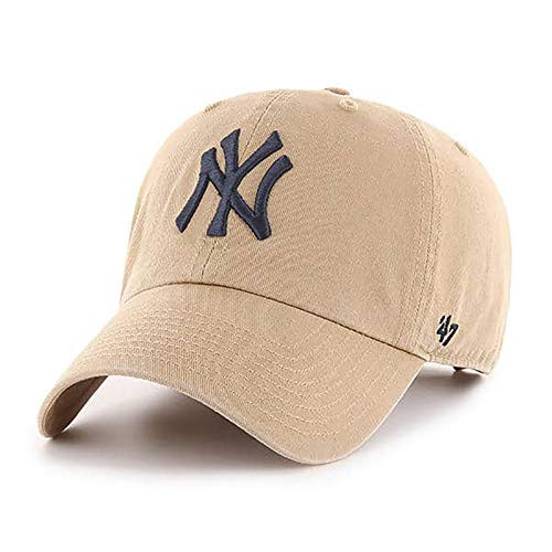 '47 MLB Khaki Clean Up Adjustable Hat, Adult (New York Yankees) | Amazon (US)