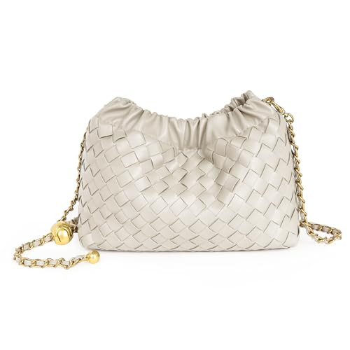 Joryin Woven Women's Crossbody Bag & Evening Purse, Trendy Dumpling Clutch & Hobo Cloud Shoulder ... | Amazon (US)