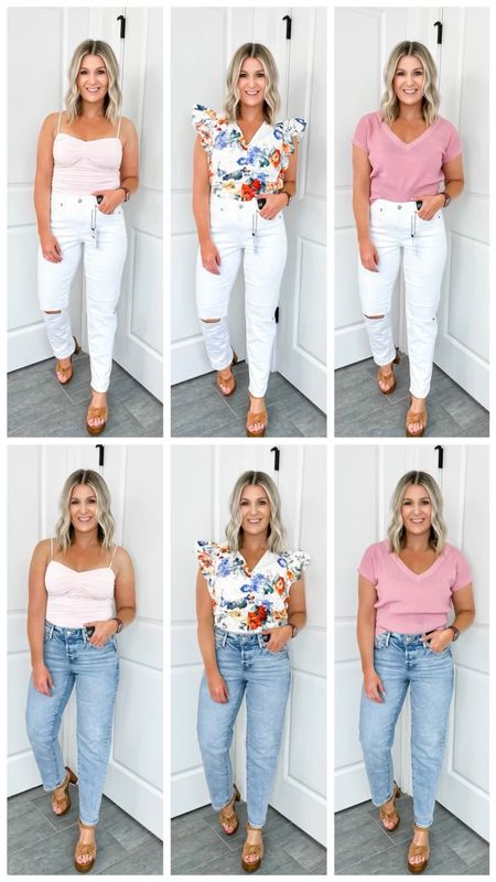 Express New Arrivals! On sale today with code 1588 in the Express App 

Small in all tops
4 in the white jeans but would prefer a 2
Blue jeans in a 0 and fit like a glove! 

#LTKsalealert #LTKunder50 #LTKSeasonal