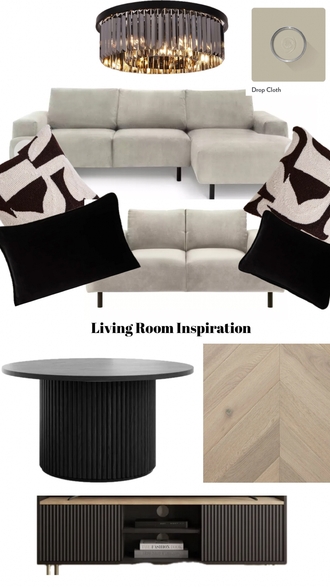 Monochrome living room 

#LTKhome