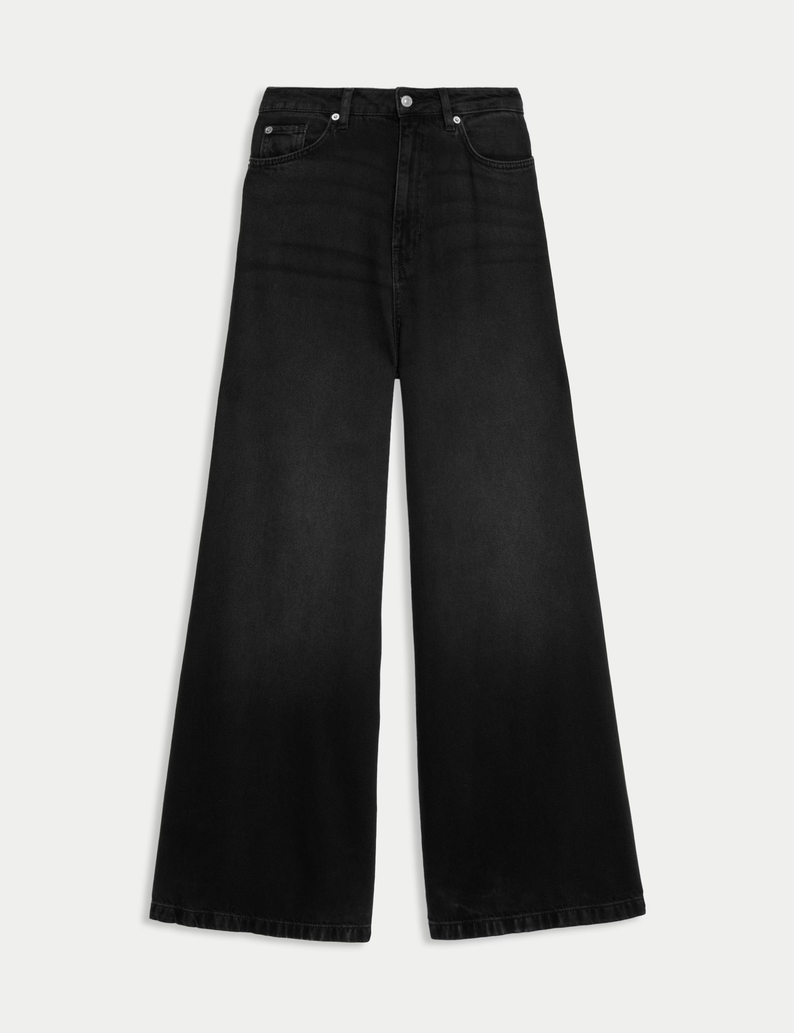 Lyocell™ Blend Wide Palazzo Leg Jeans | Marks & Spencer (UK)